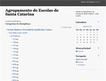 Tablet Screenshot of moodle.aearc.pt